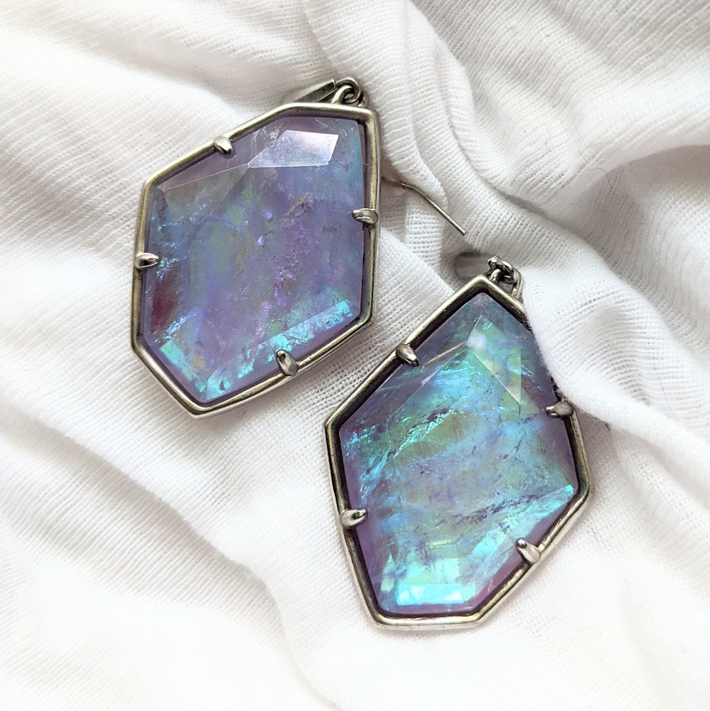 Kendra Scott Dunn Dichroic drop earrings